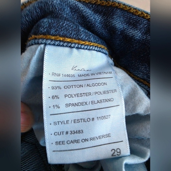 KanCan Dark Blue Skinny Jeans 29' - Picture 7 of 7